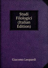Studi Filologici (Italian Edition)