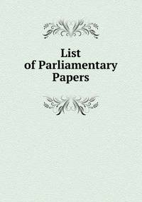 List of Parliamentary Papers