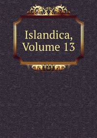 Islandica, Volume 13