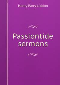 Passiontide sermons
