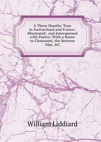 A Three Months' Tour in Switzerland and France: Illustrated . and Interspersed with Poetry: With a Route to Chamouni, the Bernese Alps, &amp;C