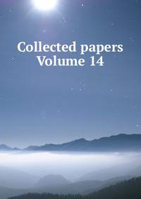 Collected papers Volume 14