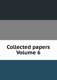 Collected papers Volume 6