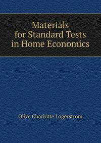 Materials for Standard Tests in Home Economics