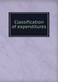 Classification of expenditures