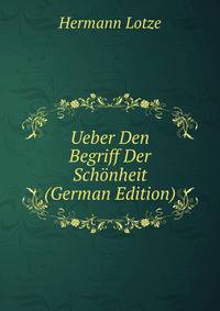 Ueber Den Begriff Der Schonheit (German Edition)