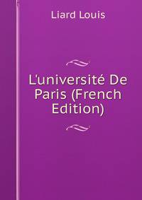 L'universit? De Paris (French Edition)