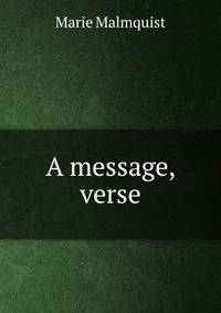A message, verse