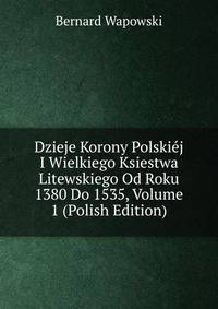 Dzieje Korony Polskiej I Wielkiego Ksiestwa Litewskiego Od Roku 1380 Do 1535, Volume 1 (Polish Edition)