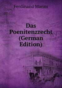 Das Poenitenzrecht (German Edition)