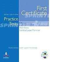 First Certificate Practice Tests Plus (New Edition) with Key and iTest CD-ROM and Audio CDs