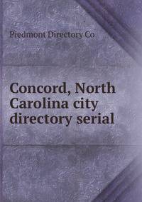 Concord, North Carolina city directory serial