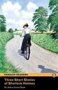 PR2 Three Short Stories of Sherlock Holmes Book with MP3 Audio CD