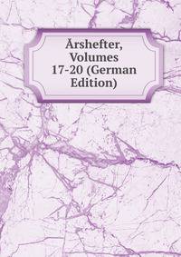 Arshefter, Volumes 17-20 (German Edition)