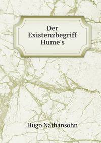 Der Existenzbegriff Hume's