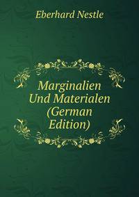 Marginalien Und Materialen (German Edition)
