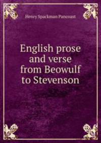 English prose and verse from Beowulf to Stevenson