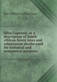 Silva Capensis, or a description of South African forest trees and arborescent shrubs used for technical and economical purposes