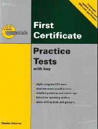 Fce essentials practice tests with answer key (+ CD-ROM)