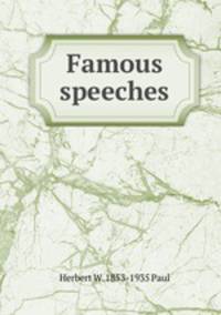 Famous speeches