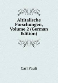 Altitalische Forschungen, Volume 2 (German Edition)