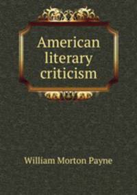 American literary criticism