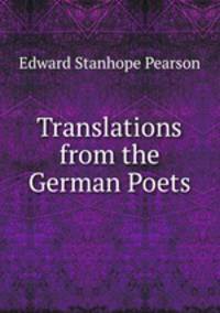 Translations from the German Poets