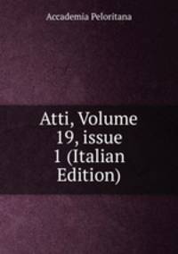 Atti, Volume 19, issue 1 (Italian Edition)