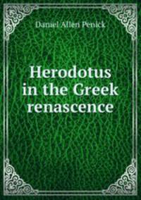 Herodotus in the Greek renascence