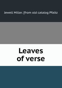 Leaves of verse