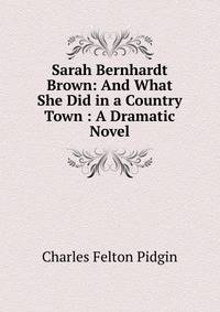 Sarah Bernhardt Brown: And What She Did in a Country Town : A Dramatic Novel