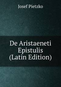 De Aristaeneti Epistulis (Latin Edition)