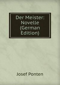 Der Meister: Novelle (German Edition)