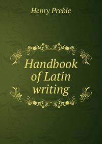 Handbook of Latin writing