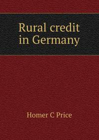 Rural credit in Germany