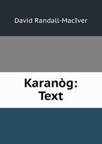 Karanog: Text