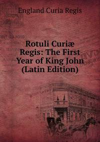 Rotuli Curi? Regis: The First Year of King John (Latin Edition)