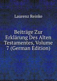 Beitrage Zur Erklarung Des Alten Testamentes, Volume 7 (German Edition)