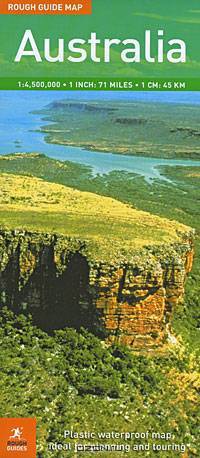 A Rough Guide Map Australia