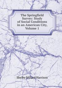 The Springfield Survey: Study of Social Conditions in an American City, Volume 1