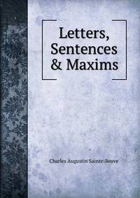 Letters, Sentences &amp; Maxims