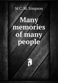 Many memories of many people