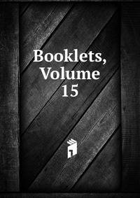 Booklets, Volume 15