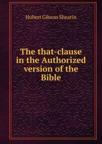 The that-clause in the Authorized version of the Bible