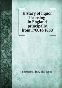 History of liquor licensing in England principally from 1700 to 1830.