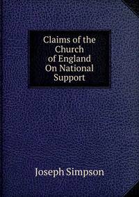Claims of the Church of England On National Support