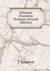El?mens D'analyse Pratique (French Edition)