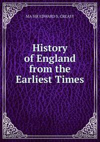 History of England from the Earliest Times