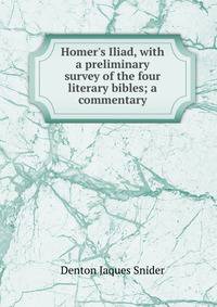 Homer's Iliad, with a preliminary survey of the four literary bibles; a commentary