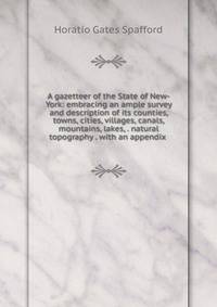 A gazetteer of the State of New-York: embracing an ample survey and description of its counties, towns, cities, villages, canals, mountains, lakes, . natural topography . with an appendix .